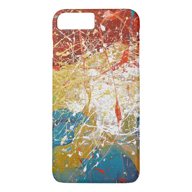 Capa Para iPhone, Case-Mate Paint Splash em segundo plano (Verso)
