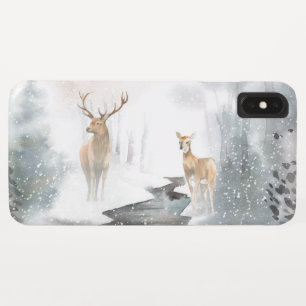 Capa Para iPhone Da Case-Mate País das maravilhas do inverno do veado e dos