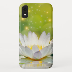 Capa Para iPhone Da Case-Mate Paisagem da Flor de Lótus Branco, Zen