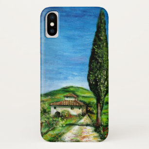 CAPA PARA iPhone X PAISAGEM DA TÚSCULA/FAZENDA ANTIGA EM CHIANTI