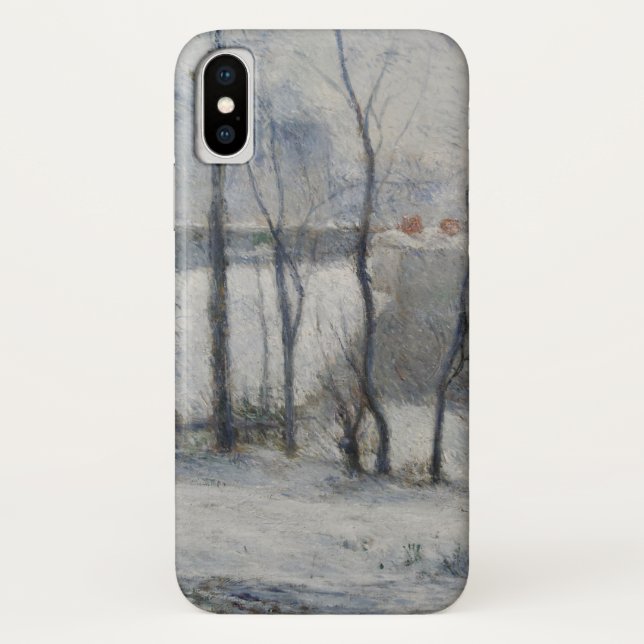 Capa Para iPhone, Case-Mate Paisagem de inverno (por Paul Gaugin) (Verso)
