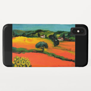 CAPA PARA iPhone DA Case-Mate PAISAGEM DE TOSCÂNIA COM GIRASSÓIS