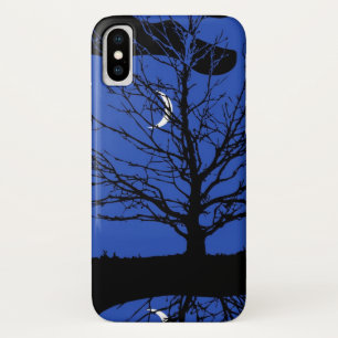 Capa Para iPhone Da Case-Mate Paisagem lunar em Cobalto Azul e Preto