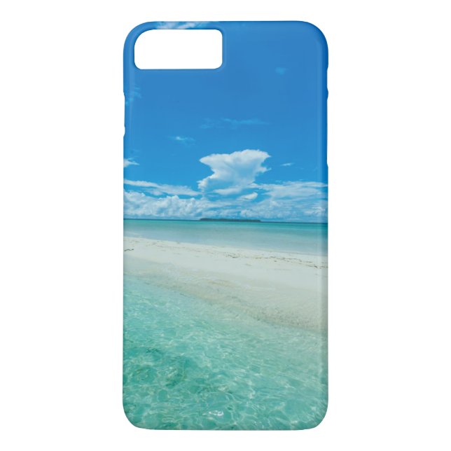 Capa Para iPhone, Case-Mate Paisagem marinha tropical azul, Palau (Verso)
