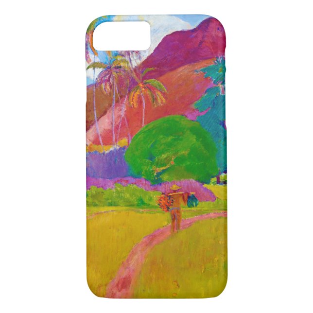 Capa Para iPhone, Case-Mate Paisagem Tahitiana, Gauguin (Verso)