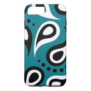 Capa Para iPhone Da Case-Mate Paisley Preto e Branco Personalizado