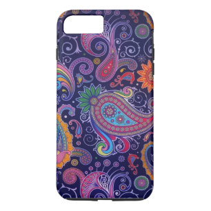 Capa iPhone 8 Plus/7 Plus Paisley Purple rosa