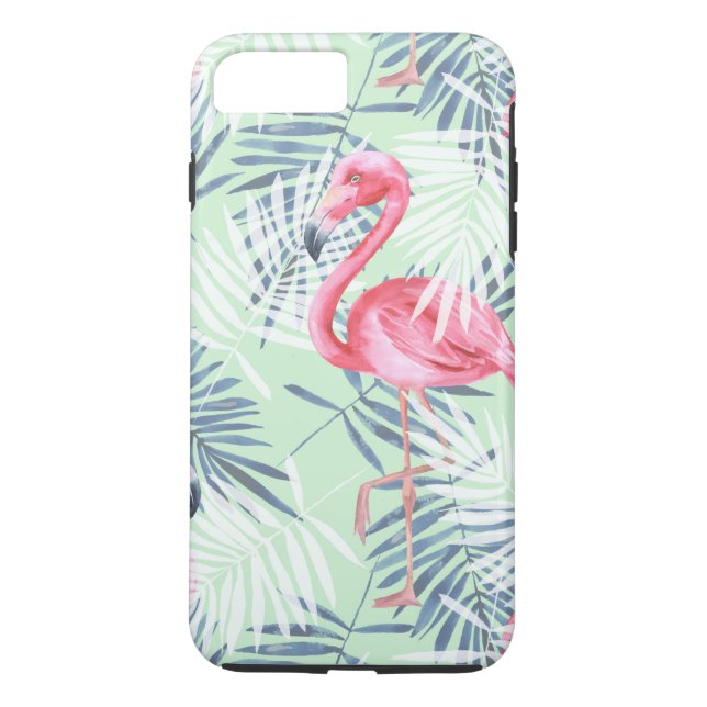 Capa Para iPhone, Case-Mate Palmeiras e flamingos (Verso)