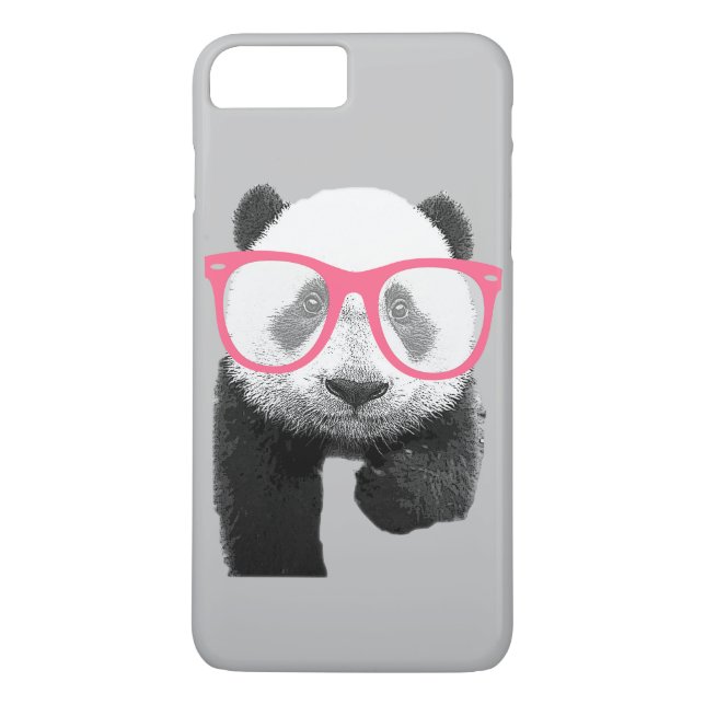 Capa Para iPhone, Case-Mate Panda com o telefone engraçado bonito 7 dos vidros (Verso)