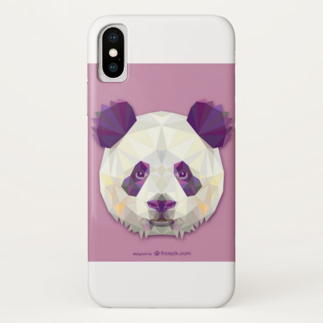 Capa Para iPhone, Case-Mate Panda do pixel (Verso)