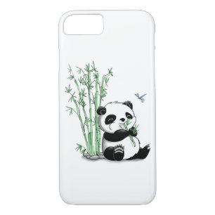 Capa iPhone 8/7 Panda que come o bambu