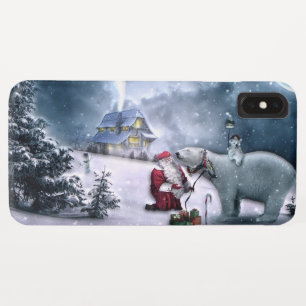 Capa Para iPhone Da Case-Mate Papai Noel e Urso Polar