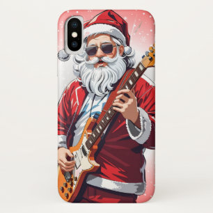 Capa Para iPhone Da Case-Mate Papai Noel tocando violão