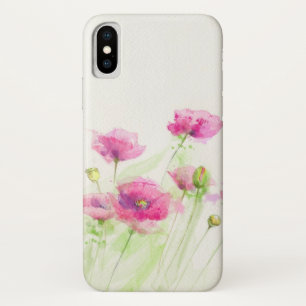 Capa Para iPhone Da Case-Mate Papoilas pintadas 3 da aguarela