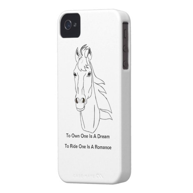 Capa Para iPhone, Case-Mate Para o amor dos cavalos (Verso Esquerda)
