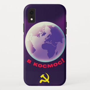 Capa Para iPhone Da Case-Mate para o espaço! para o Espaço! Arte espacial soviét