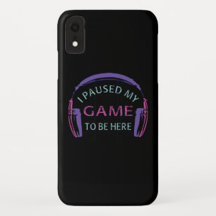 Capa Para iPhone Da Case-Mate Parei Meu Jogo Para Estar Aqui