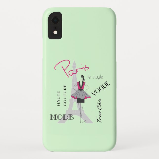 Capa Para iPhone, Case-Mate Paris Eiffel Tower Fashion Light (Verso)