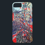 Capa iPhone 8/7 Paris no Dia Nacional, Claude Monet<br><div class="desc">Oscar-Claude Monet (14 de novembro de 1840 - 5 de dezembro de 1926) era pintor francês, fundador da pintura impressionista francesa e o praticante mais consistente e prolífico da filosofia do movimento de expressar as suas percepções antes da natureza, especialmente quando aplicada à pintura da paisagem aérea. O termo "impressionismo"...</div>