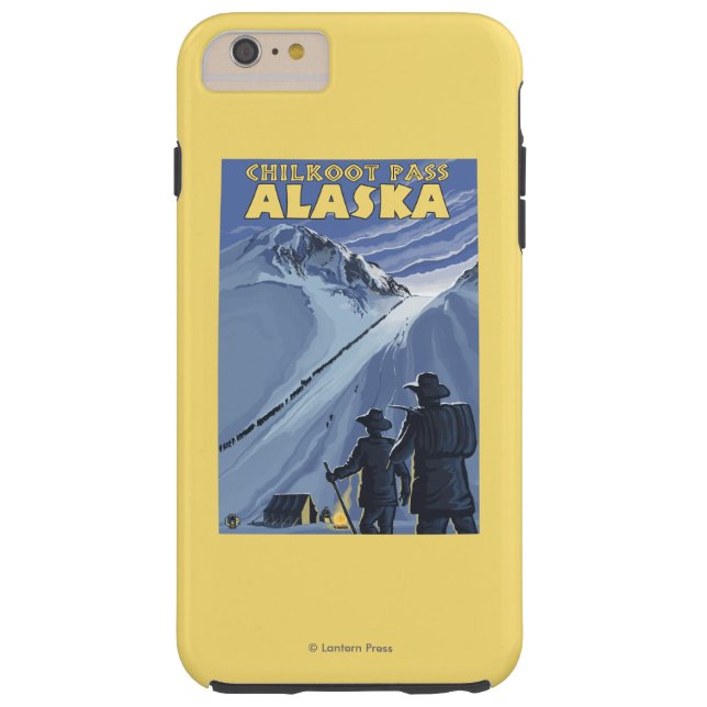 Capa Para iPhone, Case-Mate Passagem de Chilkoot, mineiros Dourados de Alaska (Verso)