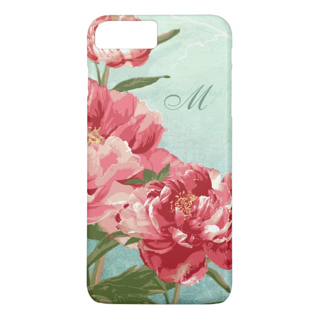 Capa Para iPhone, Case-Mate Pássaro retro bonito da peônia n de chintz da (Verso)