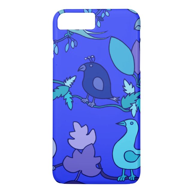 Capa Para iPhone, Case-Mate Pássaros Azuis (Verso)