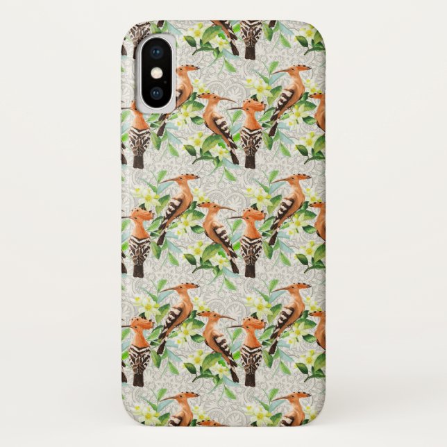 Capa Para iPhone, Case-Mate Pássaros exóticos no laço (Verso)