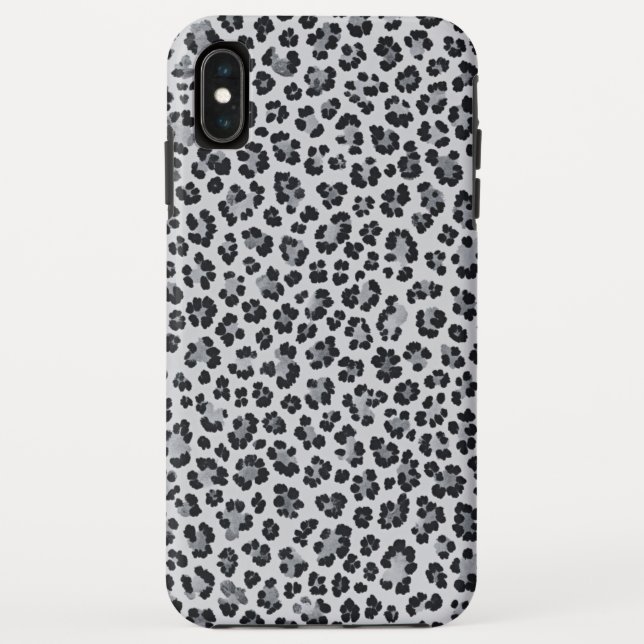 Capa Para iPhone, Case-Mate Pattern Leopard Print Gray (Verso)