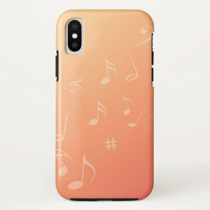 Capa Para iPhone X Peach Music