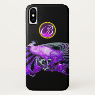 CAPA PARA iPhone DA Case-Mate PEACOCK ELEGANTE NA ROLA, AMETIST MONOGRAMA