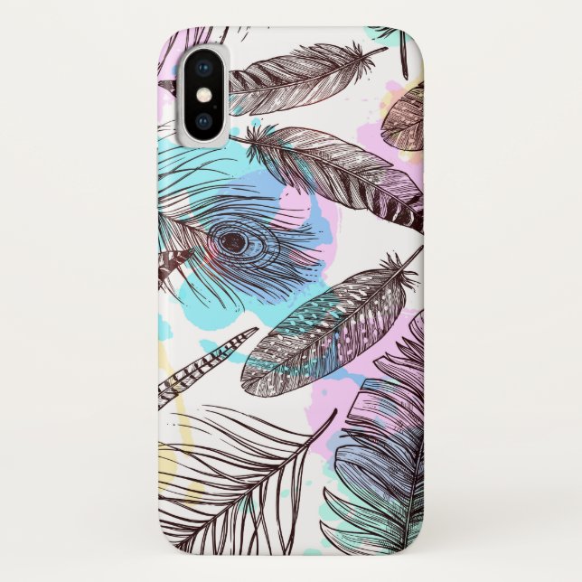 Capa Para iPhone, Case-Mate Peacock Feather (Verso)
