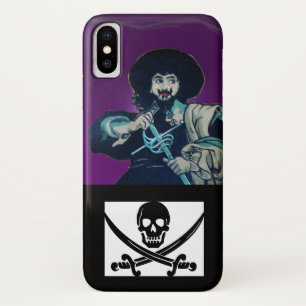 CAPA PARA iPhone DA Case-Mate PEDAÇO NEGRO DE CORSAIR PULA PISTA
