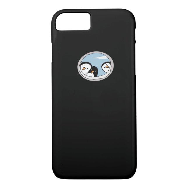 Capa Para iPhone, Case-Mate Peekabo Penguins (Verso)