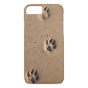 Capa iPhone 8/7 Pegadas animais na areia