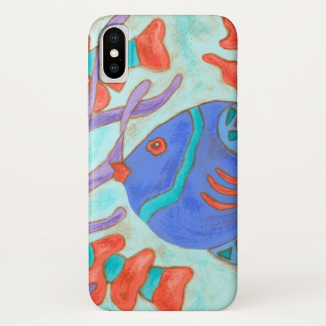 Capa Para iPhone, Case-Mate Peixe de pop (Verso)