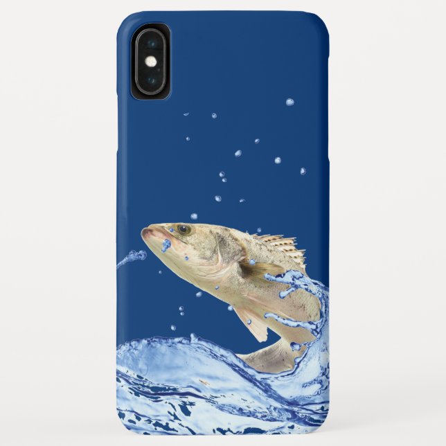 Capa Para iPhone, Case-Mate peixe grande saltando da água (Verso)
