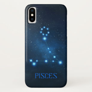 Capa Para iPhone X Peixes Constellation Zodiac  Astrologia