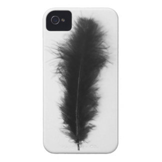 Capinha iPhone 4 Pena preta