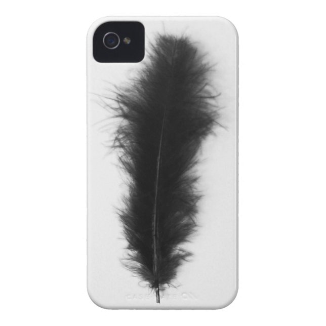 Capa Para iPhone, Case-Mate Pena preta (Traseira)