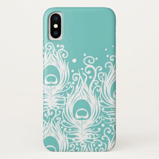 Capa Para iPhone, Case-Mate Penas macias do pavão (Verso)