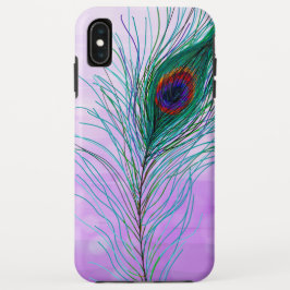 Capa Para iPhone Da Case-Mate Penas Peacock desenhadas à mão