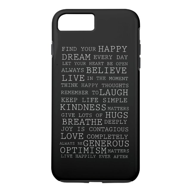 Capa Para iPhone, Case-Mate Pensamentos positivos (Verso)