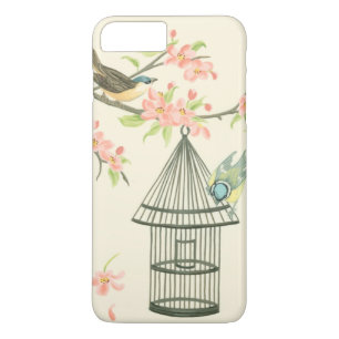Capa Para iPhone Da Case-Mate Pequenas Aves Perecidas em um Ramo e em uma Birdca