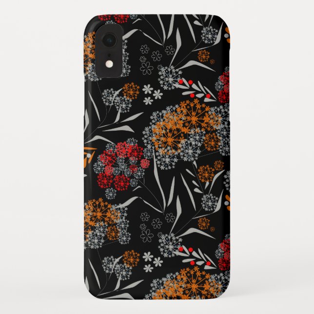Capa Para iPhone, Case-Mate Pequenas flores bonitinhas sem costura padrão flor (Verso)