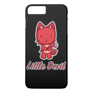 Capa iPhone 8 Plus/7 Plus Pequeno Anjo... Pequeno Cartoon Gato Gato Gato do