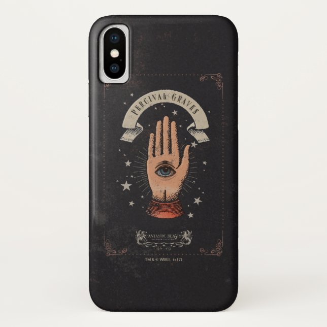Capa Para iPhone, Case-Mate PERCIVAL GRAVES™ Magic Hand Graphic (Verso)