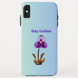 Capa Para iPhone Da Case-Mate Permaneça Orquídea Dourada