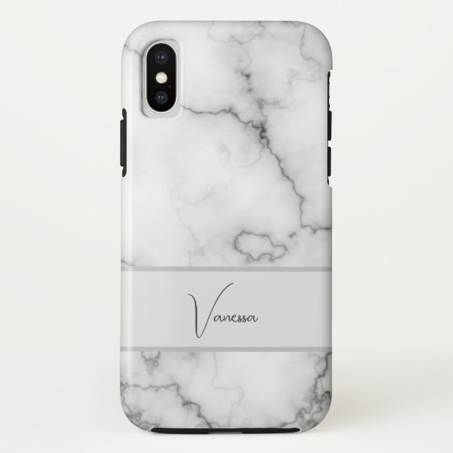 Capa Para iPhone, Case-Mate Personalização do padrão Marble (Verso)