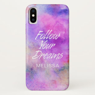Capa Para iPhone Da Case-Mate Personalizado Cores de Água Siga seus Sonhos Otter