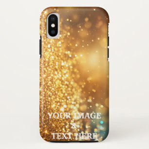 Capa Para iPhone Da Case-Mate Personalizado Dourado Diminui A Sua Própria Foto